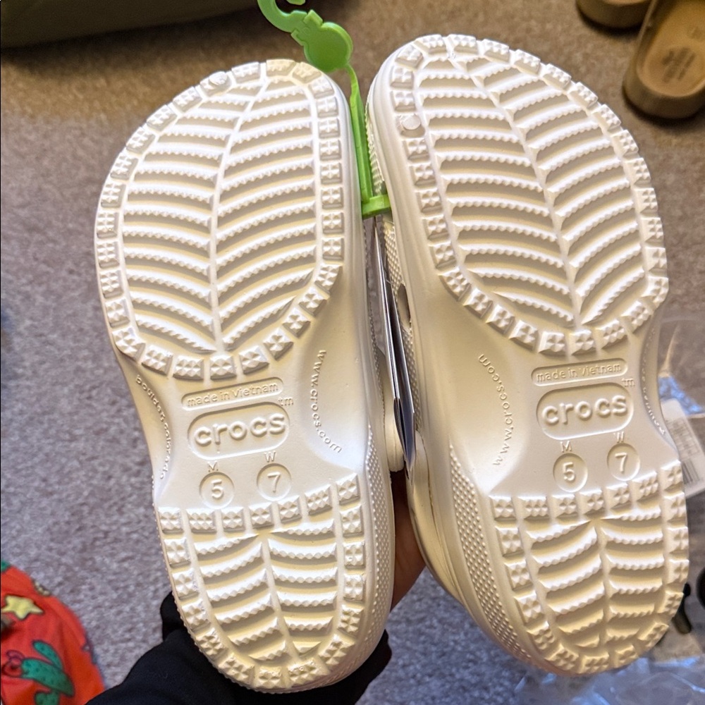 CROCS Kids' Classic Clog in White - Picture 3 of 3